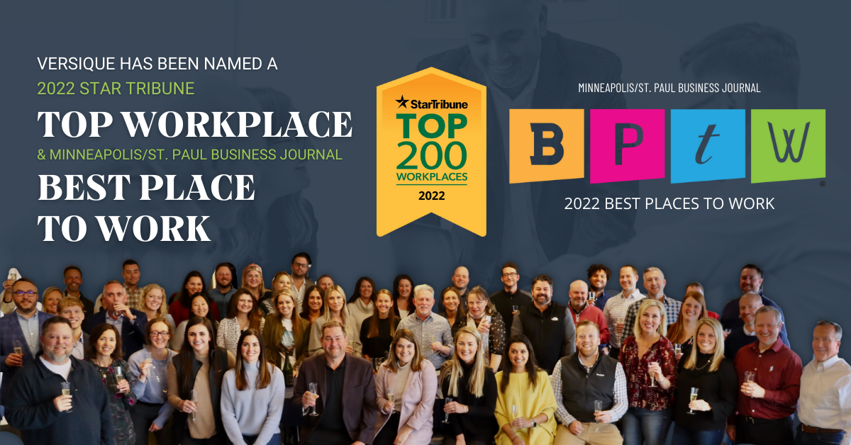 Versique Search And Consulting Named A Star Tribune Top Workplace And